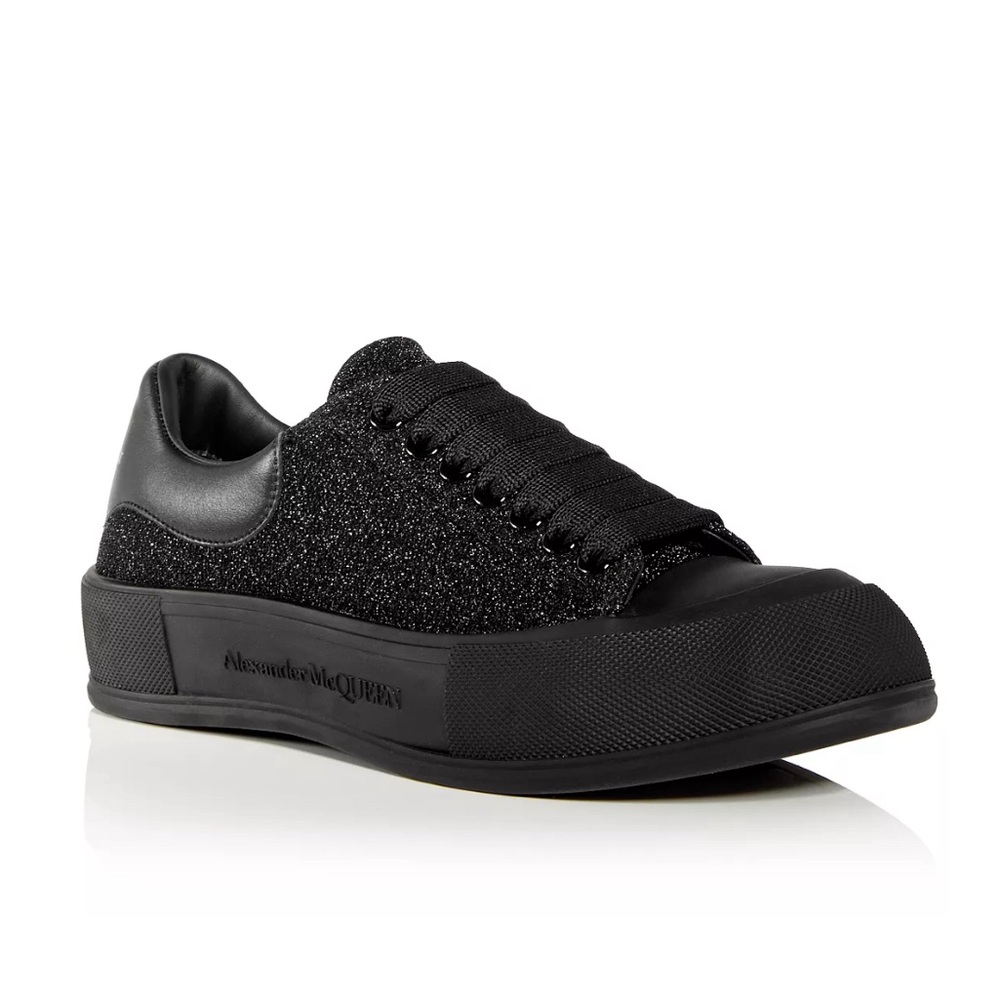 Alexander McQUEEN Men's Tread Slick Soft Glitter Low Top Sneakers